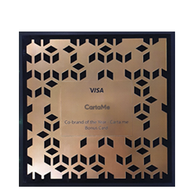 CartaMe - VISA победитель