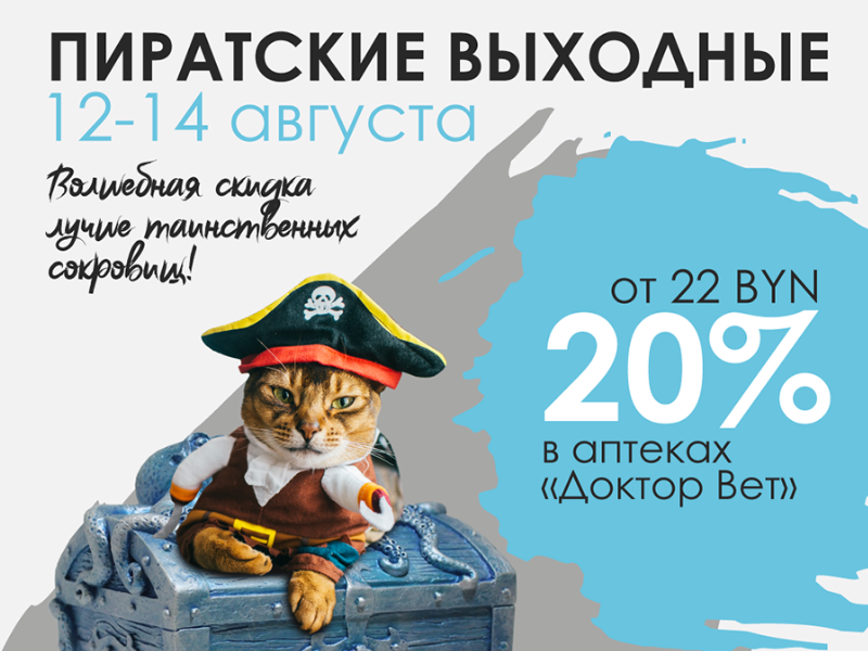 Скидка 20% при при покупке на 22 рубля!