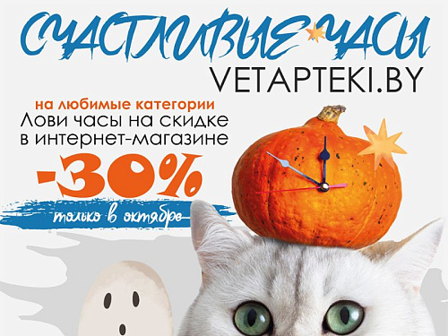 В интернет-магазине Доктора Вет счастливые часы!